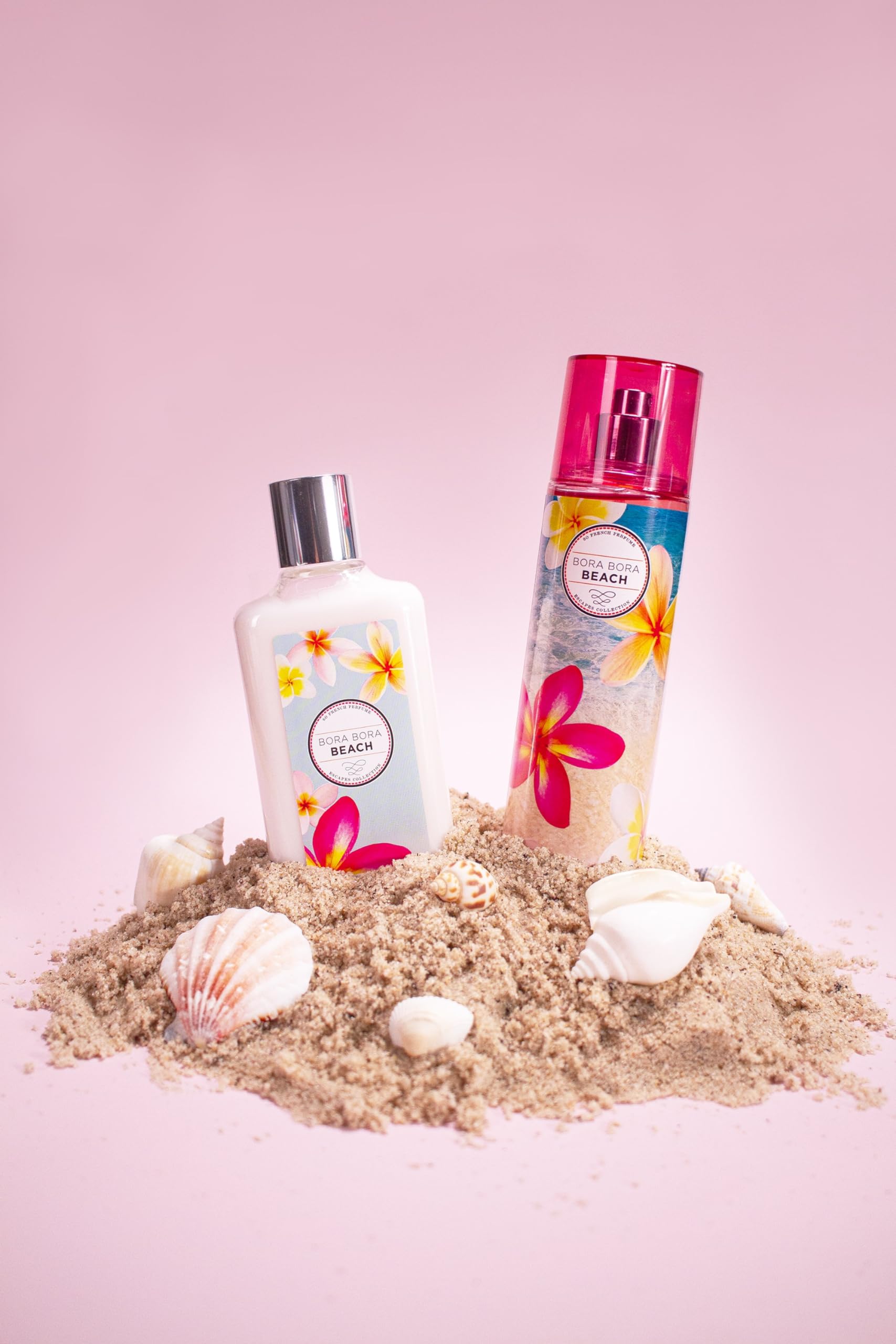 Bora Bora Beach Set - Tropical Scented Body Mist & Hydrating Body Lotion | Perfect for Vacation, Summer Days & Gift Giving
