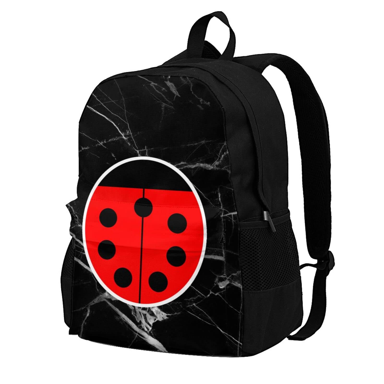 Vontako Ladybug Backpack - Lightweight Laptop Backpack for Women, Men, Boys & Girls - Perfect for School, Gym, Travel & Daily Use - Durable Bookbag & Daypack for Work, College & Outdoor Adventures