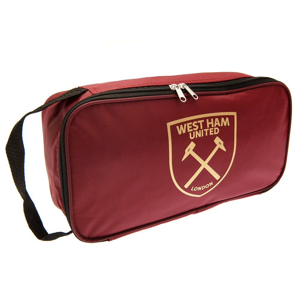 West Ham United Soccer Boot Bag - Durable Football Shoe Bag for Training & Matches - Perfect for Players & Fans - Ideal for Gym, Travel & Sports Gear Storage