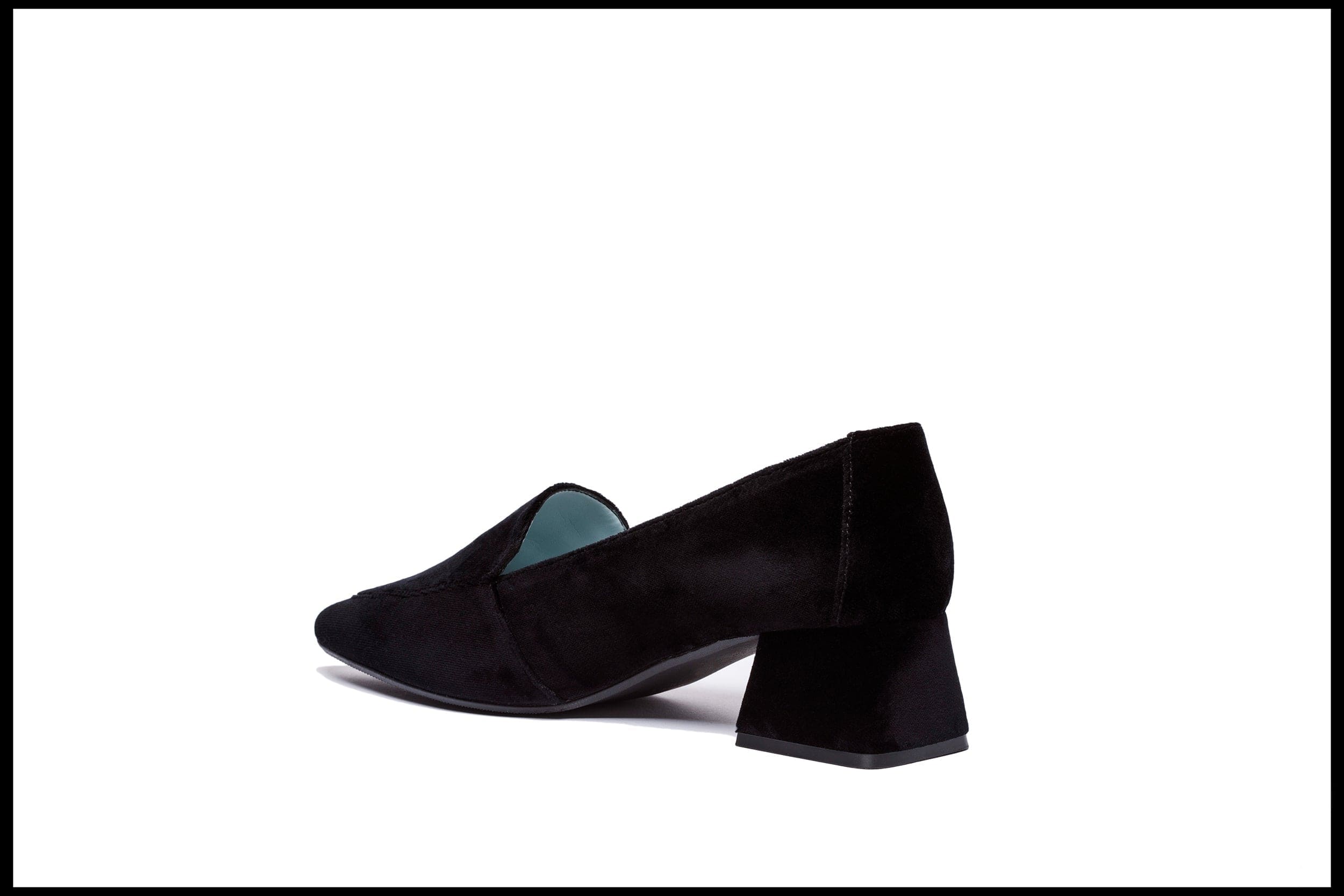 Vegan Velvet Moccasin Loafers for Women - Soft Slip-On Comfort Shoes | Black | Perfect for Casual Wear, Office & Travel
