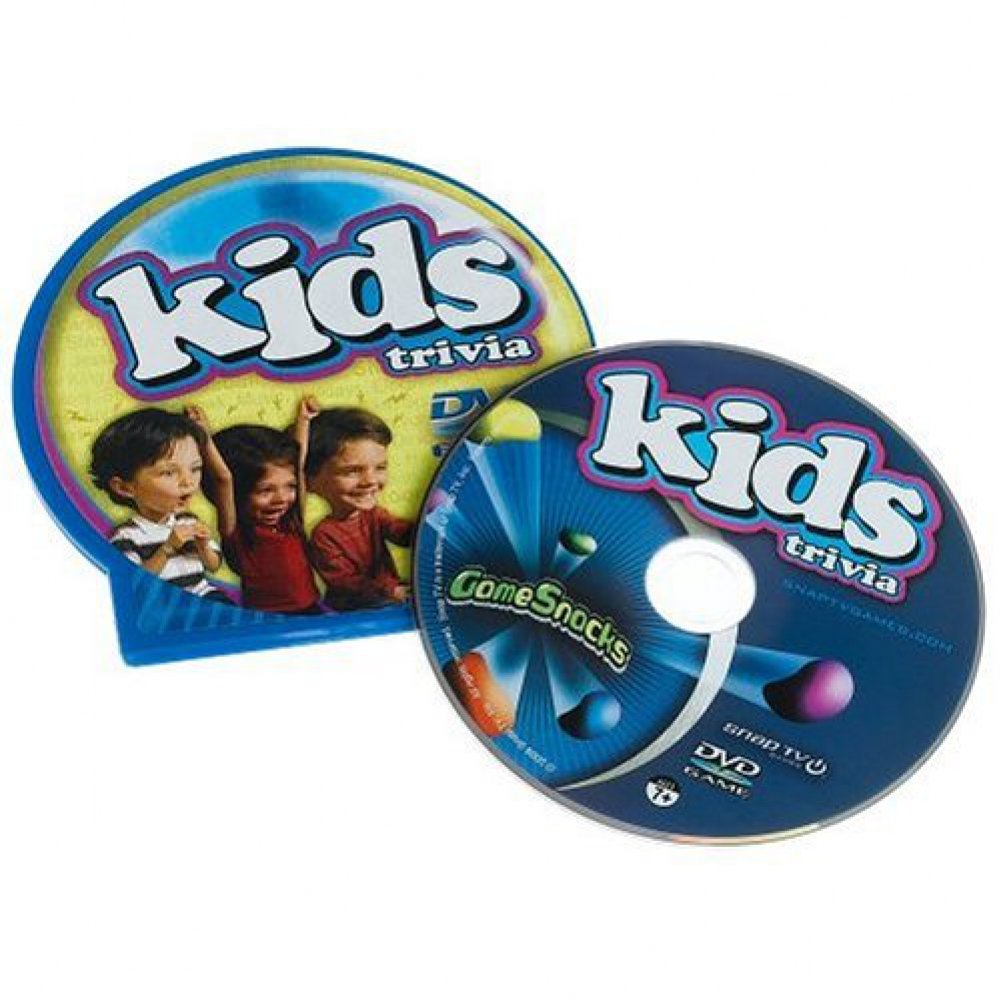 Fun & Educational Kids Trivia DVD Game - Interactive Family Game Night Snacks & Entertainment for Children's Parties & Learning Activities