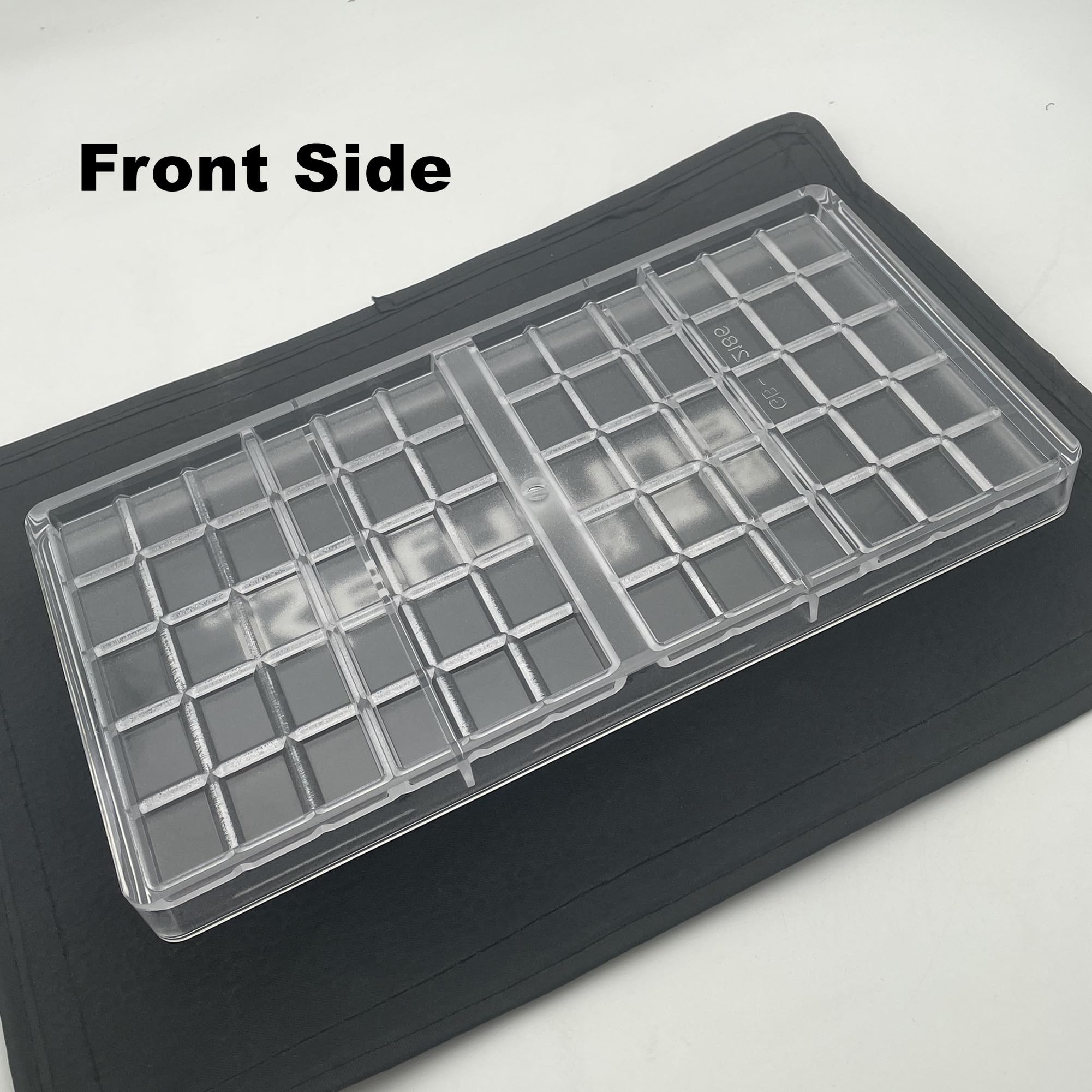 Premium Polycarbonate Chocolate Bar Maker Mold - Durable PC Candy Mould for Baking & Candy Making - Perfect for DIY Chocolate Bars, Candy Crafts & Holiday Treats