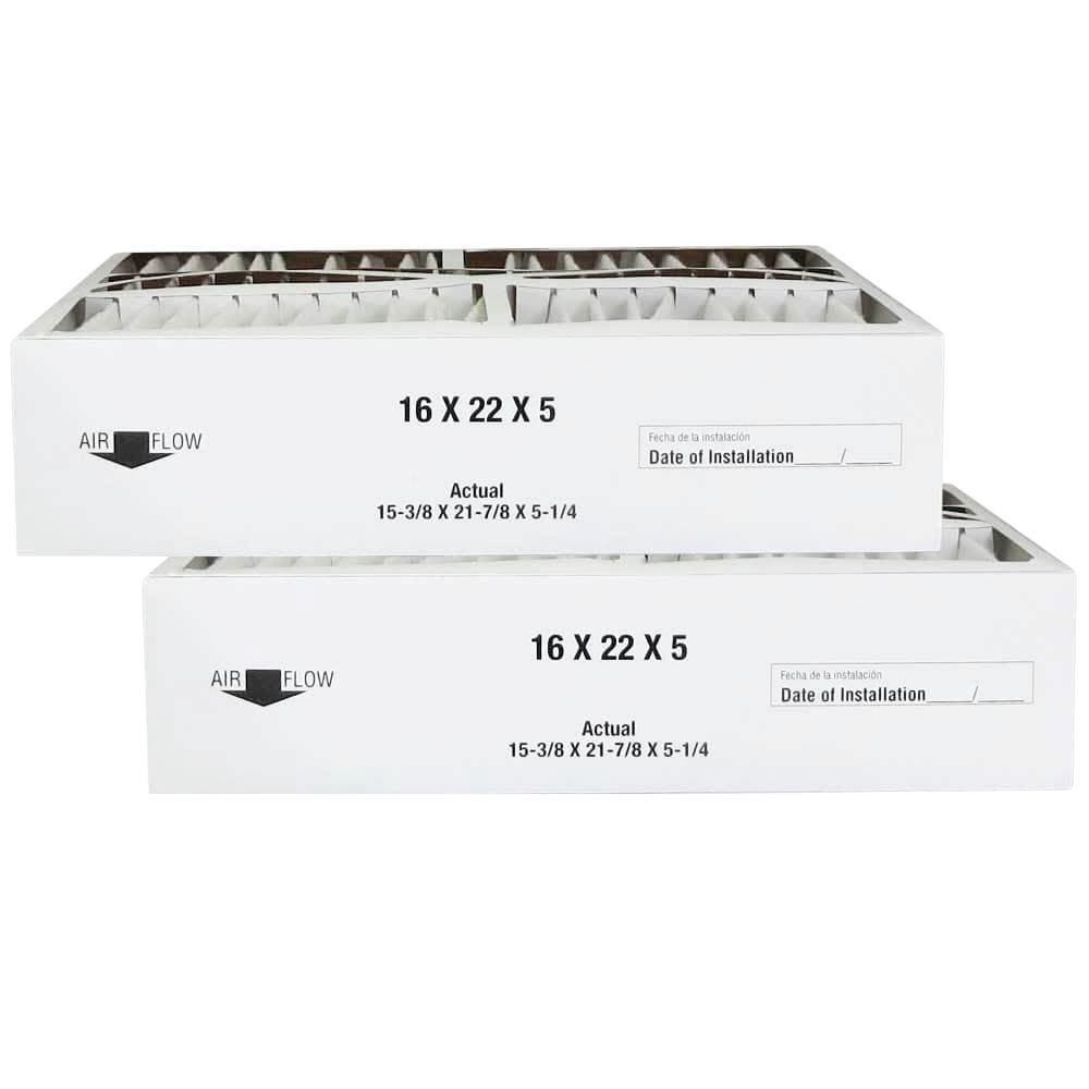 Atomic CMF1620/CNC1620 16x22x5 MERV 8 HVAC Furnace Air Filter - 2 Pack Replacement for Carrier, Perfect for Home & Office Air Purification