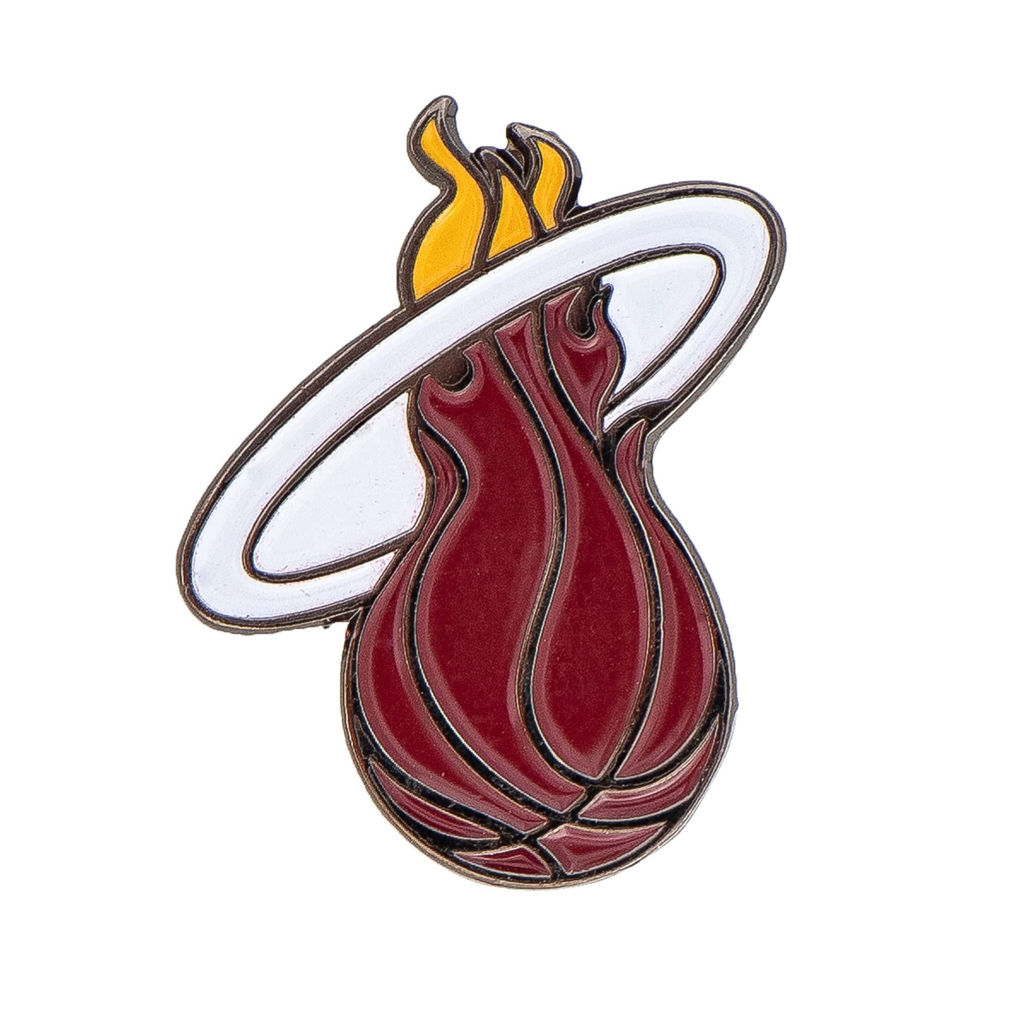 Official Miami Heat NBA Team Logo Lapel Pin - Desert Cactus Design, Metal Enamel Basketball Accessory for Fans, Collectors & Gifts | Game Day, Office Wear, Hat Decoration