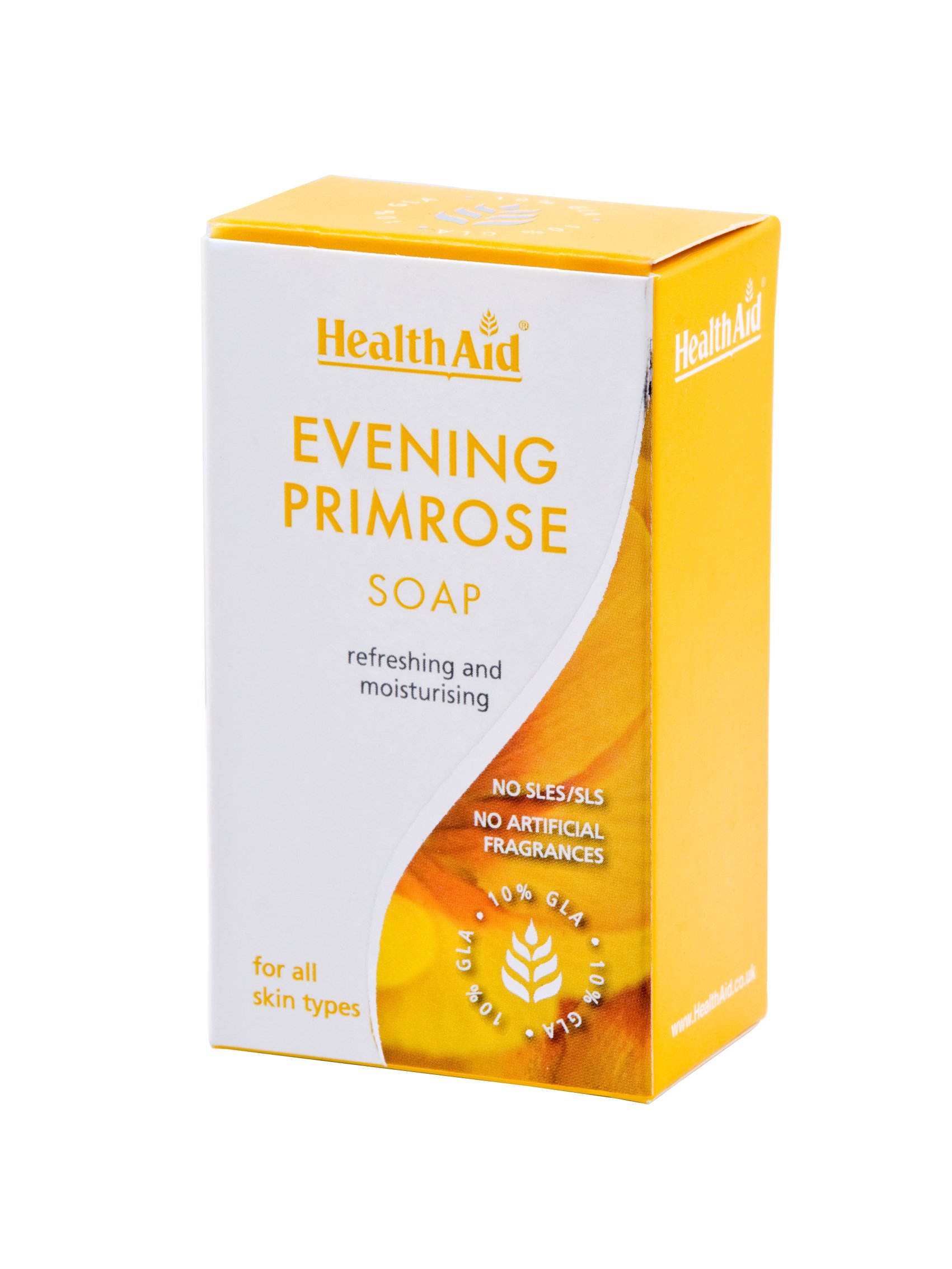 HealthAid Evening Primrose Soap 100g - Natural Skincare for Dry & Sensitive Skin - Perfect for Daily Face & Body Cleansing