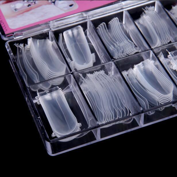 Dual Forms Nail Tips - Professional Acrylic Nail Extension Kit for Salon & DIY Manicure | Perfect for Home Use, Nail Art, and Special Occasions