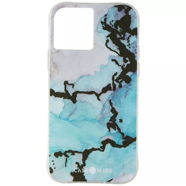 Case Mate Tough Prints Series Protective Phone Case for iPhone 12 Pro & iPhone 12 - Ocean Marble Design | Shockproof & Scratch Resistant Cover for Everyday Use, Travel & Outdoor Activities