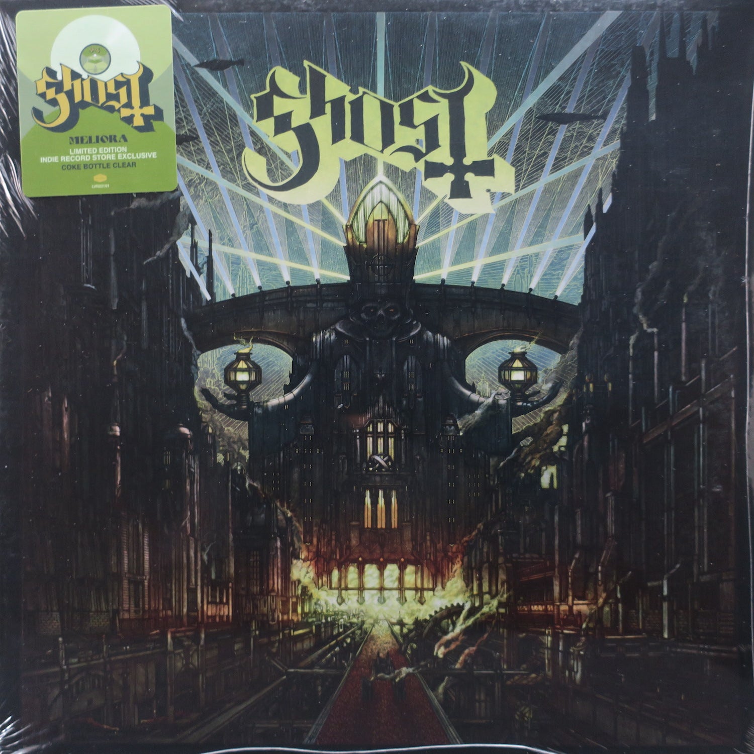 GHOST 'Meliora' COKE BOTTLE CLEAR Vinyl LP Record - Limited Edition Collectible for Music Lovers & Vinyl Enthusiasts - Perfect for Home Listening, Gifts, and Music Collections