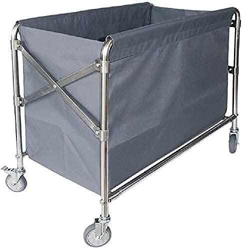 ZSCLLCQ Rolling Laundry Cart with Removable Bags & Wheels - Foldable Laundry Hamper Organizer for Home, Hotel, Dorm - Perfect for Clothes Sorting & Storage