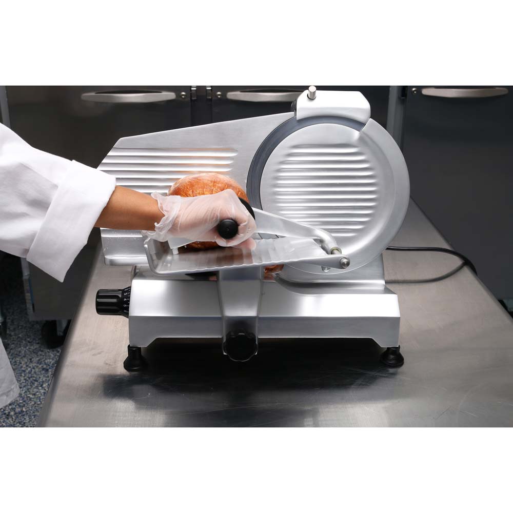 Globe C12 C Series Light Duty Manual Slicer - 12 Inch Stainless Steel Deli Meat & Cheese Slicer for Home Kitchen, Deli, and Restaurant Use - Perfect for Slicing Meats, Cheeses, Vegetables & More