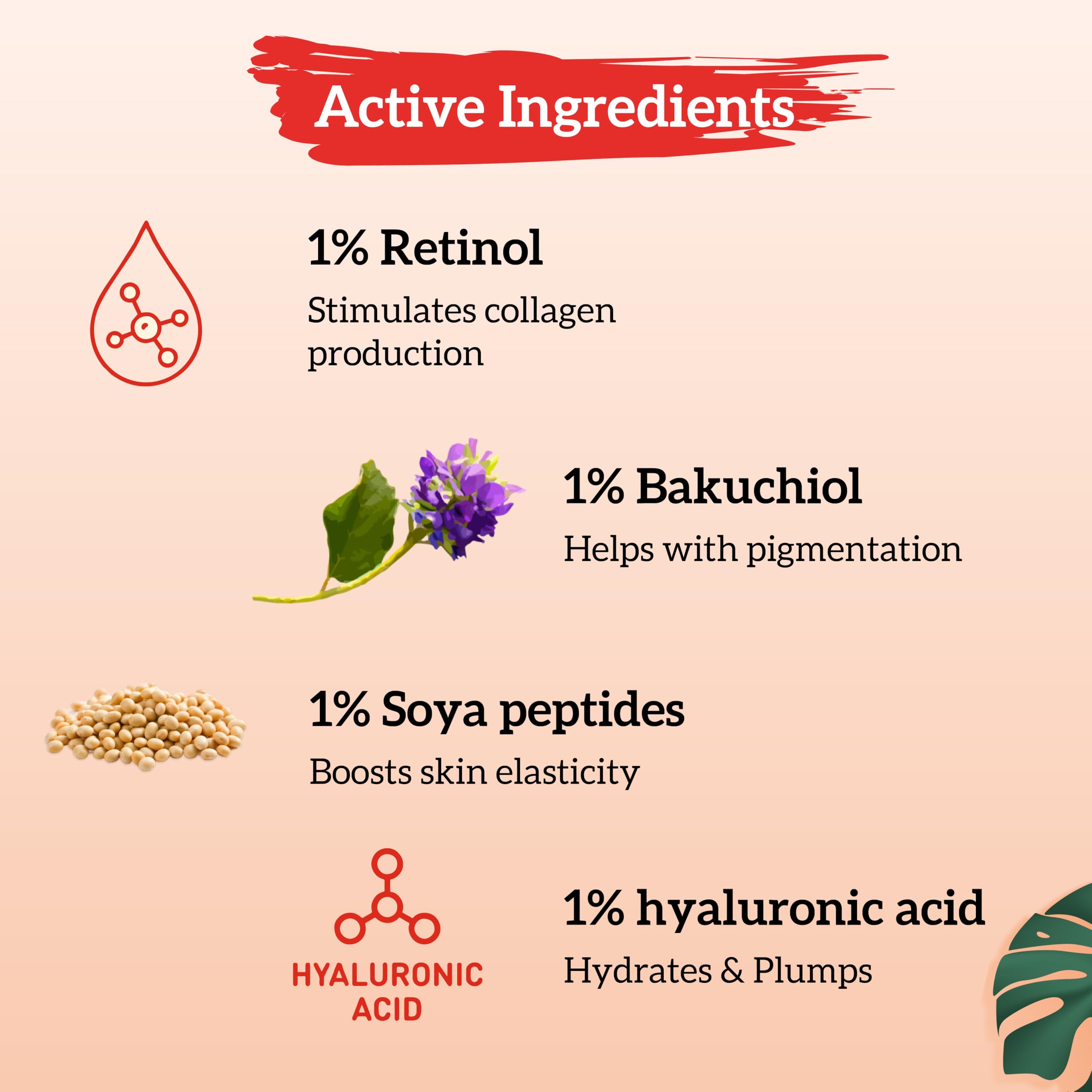 **inatur Retinol Serum with Bakuchiol for Face – Anti-Aging & Wrinkle Reduction Treatment | Reduces Fine Lines, Firms Skin & Boosts Collagen | Night Repair Serum for Youthful Glow & Hydration | 30ml | Perfect for Nighttime Skincare Routine & Anti-Aging Regimen**
