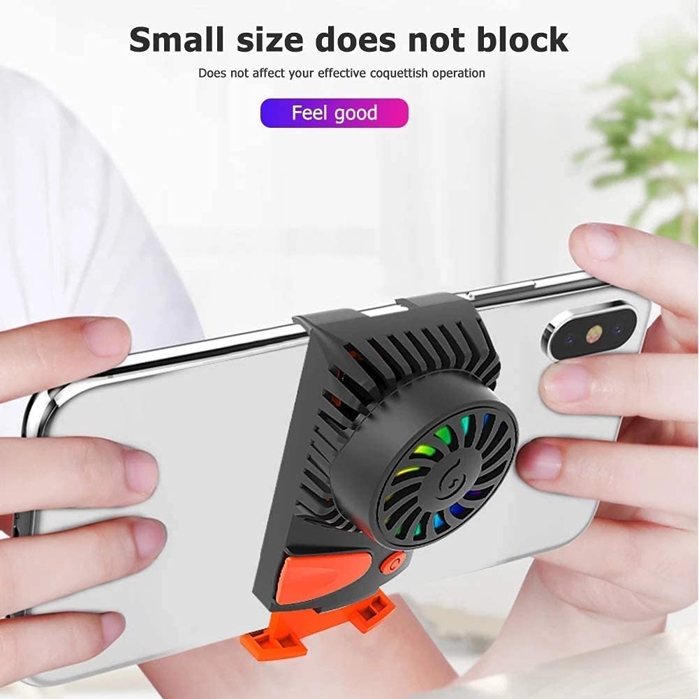Semiconductor Phone Cooler - 3-Second Fast Cooling Mobile Phone Radiator & Fan for Gaming, Live Streaming - Perfect for iPhone, Android, and Long Gaming Sessions