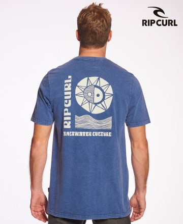 Rip Curl Men's Standard Process T-Shirt (K8) - Comfortable Casual Wear for Surfing, Beach & Everyday Outfits