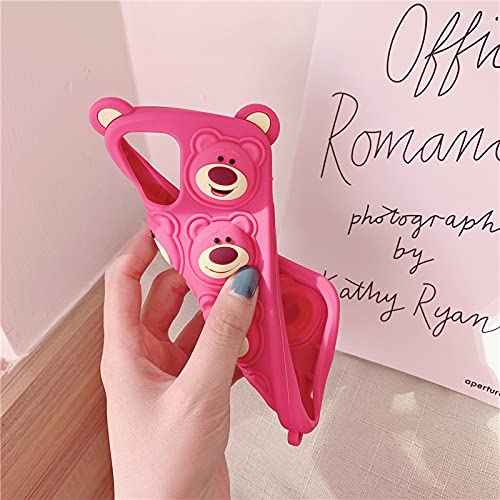 Soft Silicone Phone Case for Apple iPhone 7/8/6/6S Plus - Cute Lotso Huggin Bear from Toy Story | Shockproof Protective Cover | Perfect Gift for Girls, Kids & Disney Fans | Great for School, Travel & Everyday Use