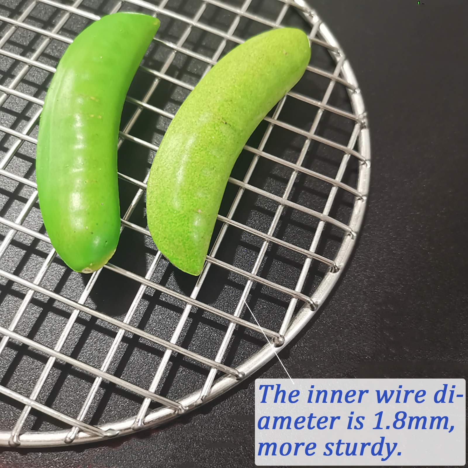 Premium Stainless Steel Round Cooling Rack - 7.5