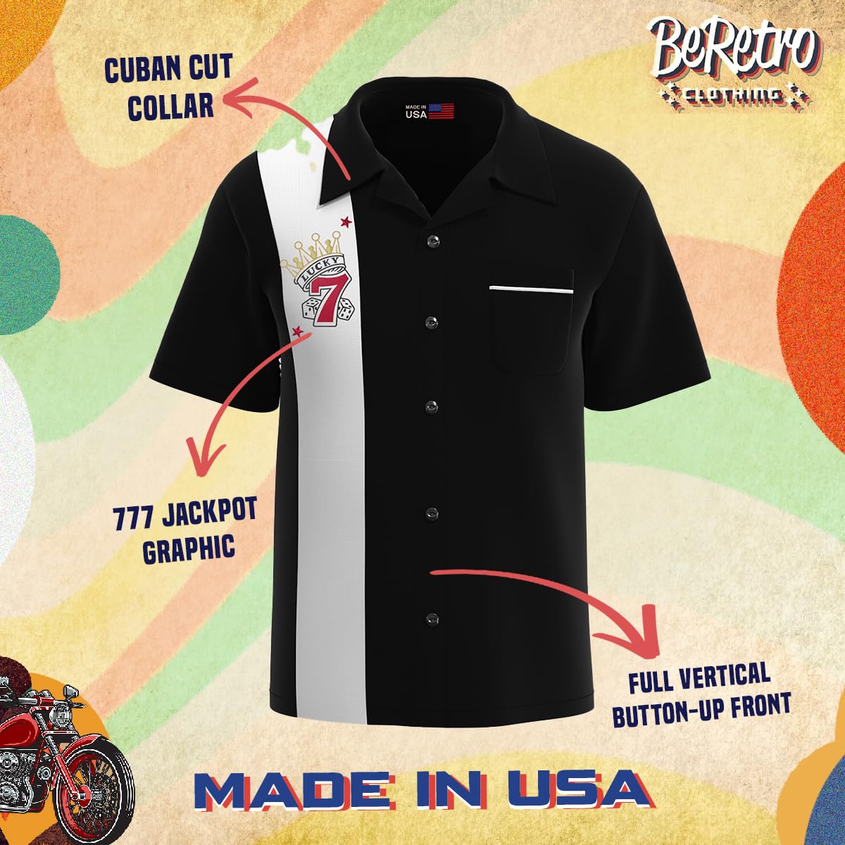 Casino Gambling T-Shirt | Vegas Slots Machine Jackpot 777 Graphic Tee - Perfect for Casino Nights, Vegas Trips & Gambling Enthusiasts