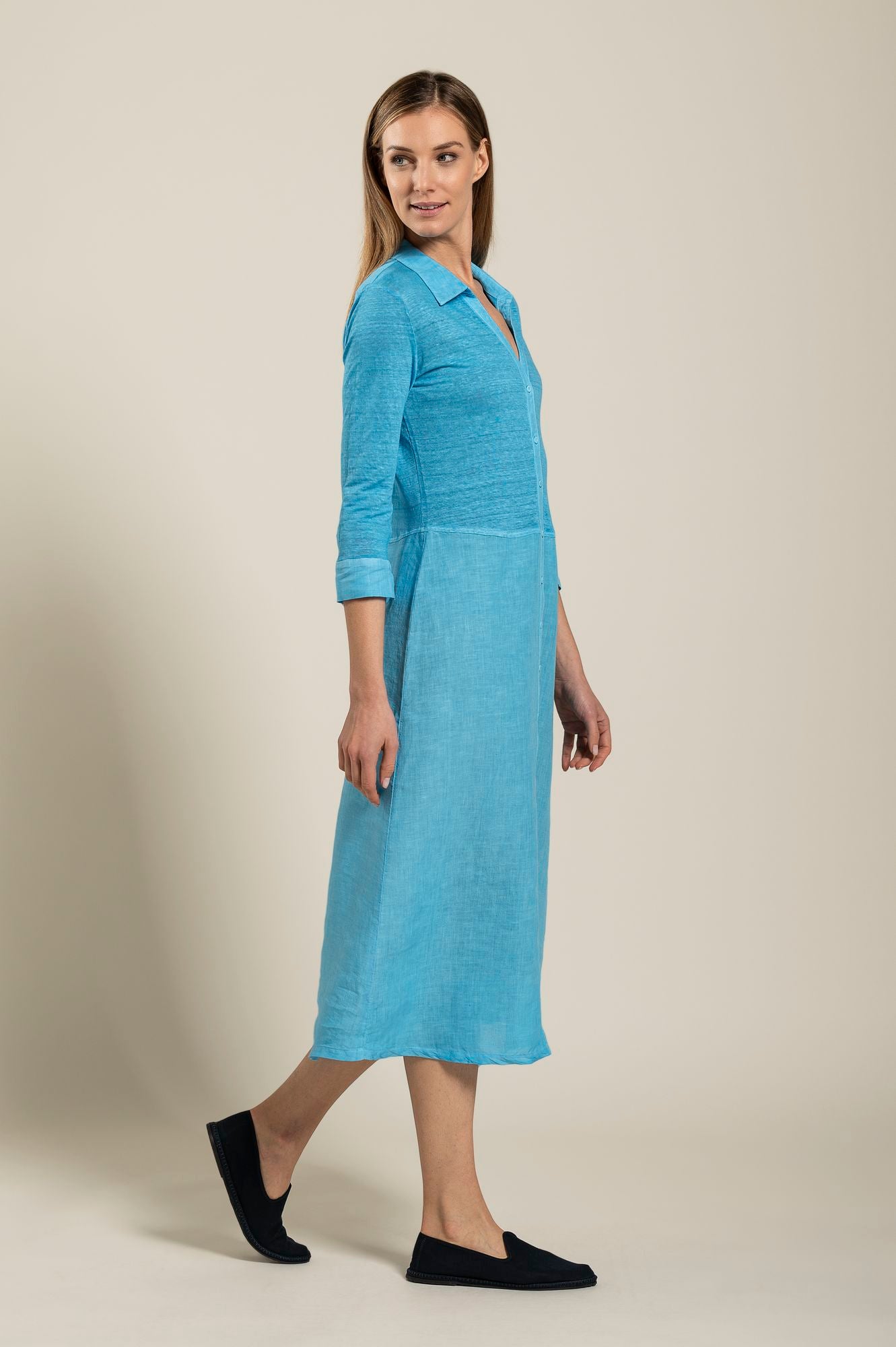 Elegant Long Sleeve Women's Dress - Comfortable & Stylish Fall/Winter Fashion for Work, Party & Casual Wear