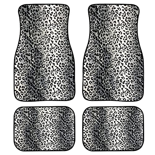 Grey Leopard Print