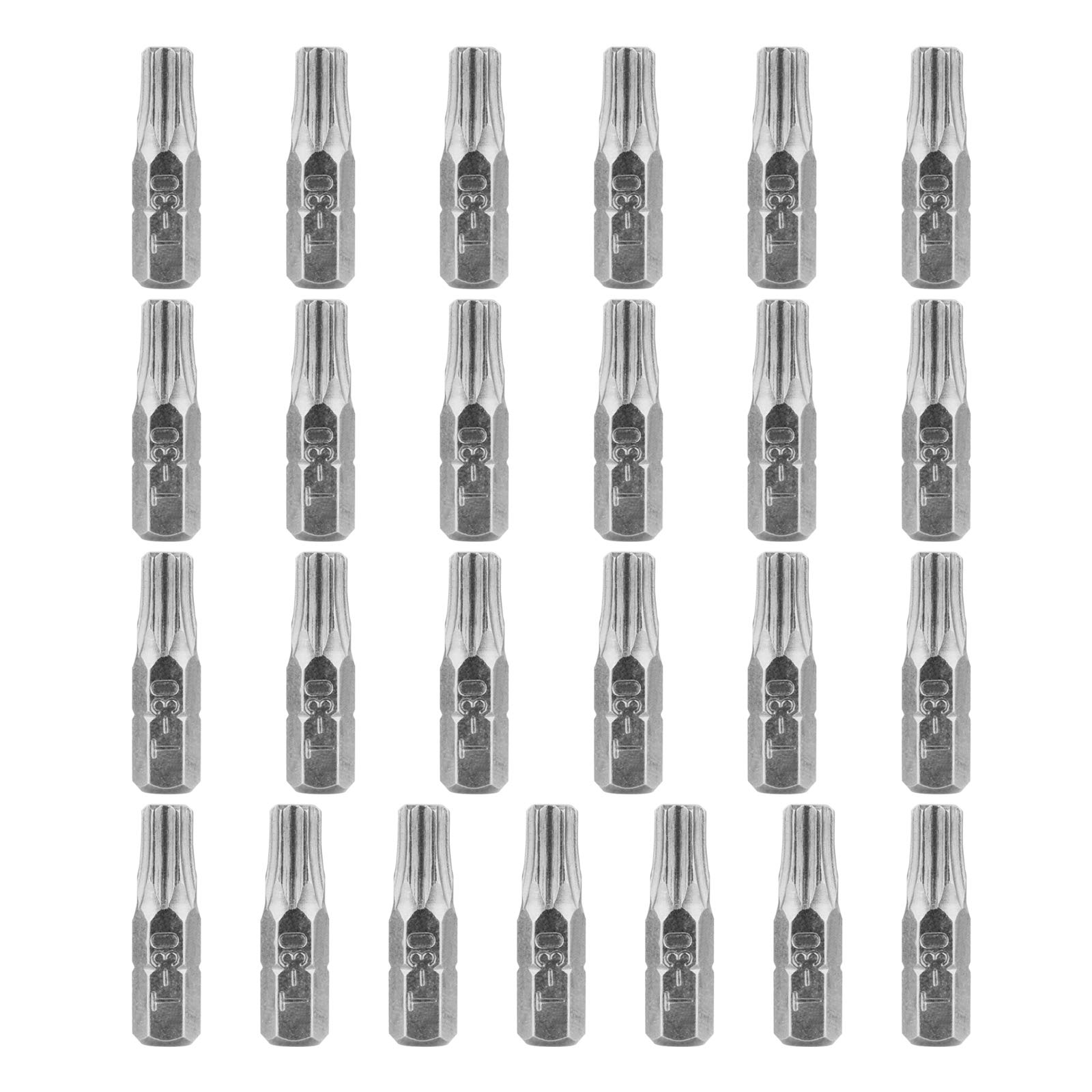 Premium T30 Screwdriver Bit Set - 25-Piece 1/4