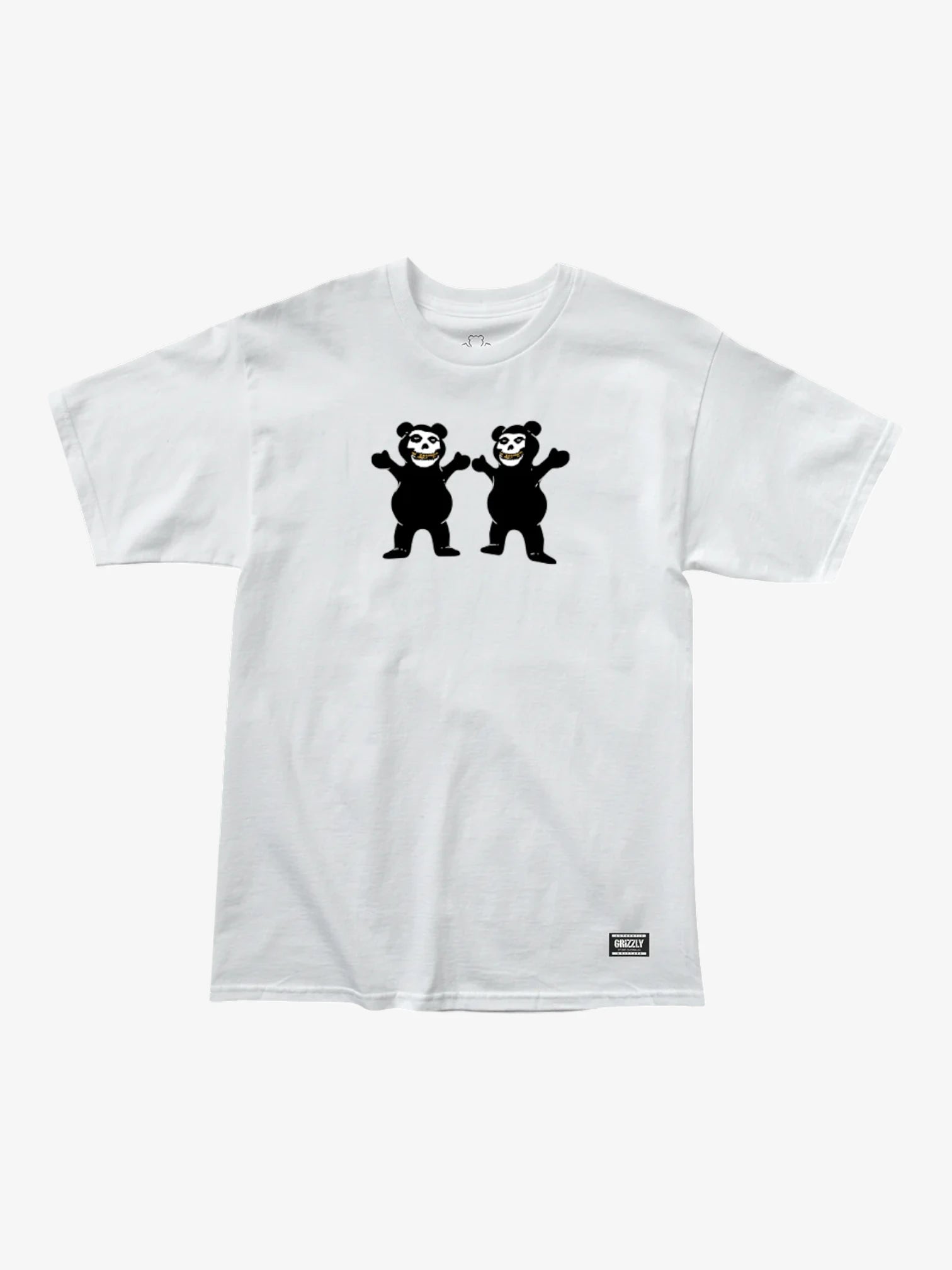 Grizzly Static Age White T-Shirt for Men - Comfortable Cotton Tee for Casual Wear, Street Style & Everyday Outfits