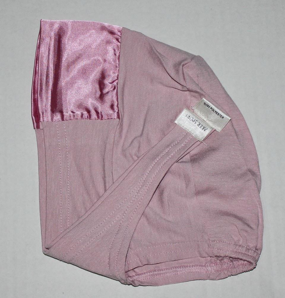 Aker Satin Bonnet Underscarf - Light Pink for Women | Soft Silk-Like Hair Wrap for Sleeping & Protective Styling | Prevents Frizz & Breakage