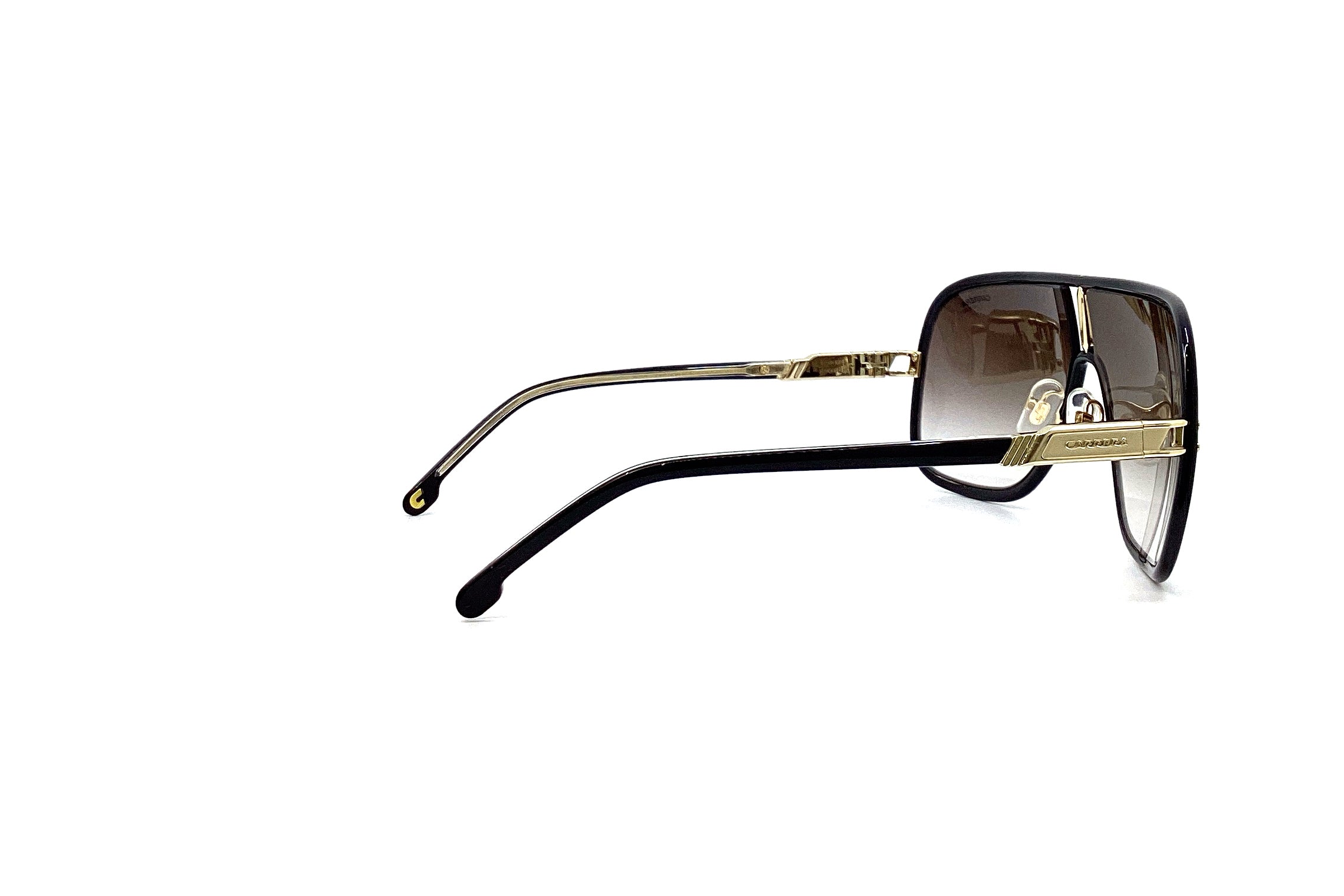 Carrera Flaglab 11 Sunglasses - Black Brown Polarized UV Protection - Perfect for Driving, Outdoor Sports & Beach Vacations