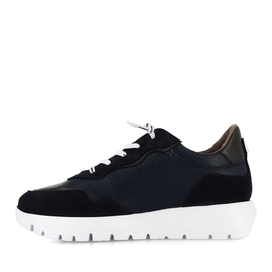 ANTON A 2473 Men's Casual Sneakers - Navy & White Sole for Comfortable Everyday Wear | Perfect for Walking, Running, and Gym Workouts