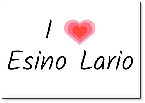 I Love Esino Lario Souvenir Fridge Magnet - Design 3 | Perfect for Travel Memories, Home Decor & Gift Giving