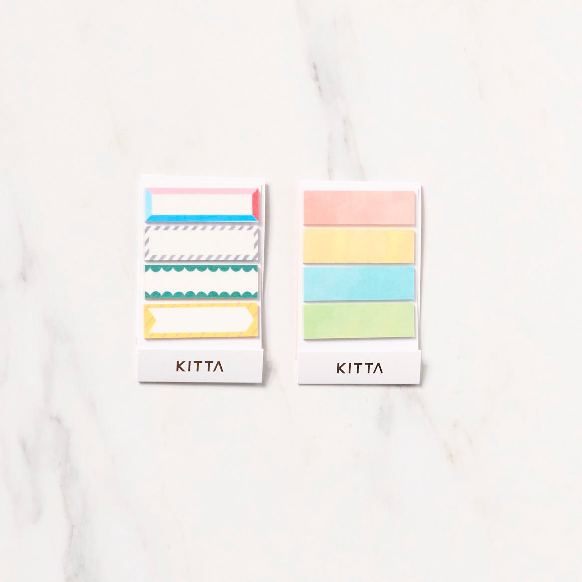 KITTA Basic 1/6 Masking Tape Stickers by KING JIM - Decorative Washi Tapes for Scrapbooking, Journaling, and DIY Crafts