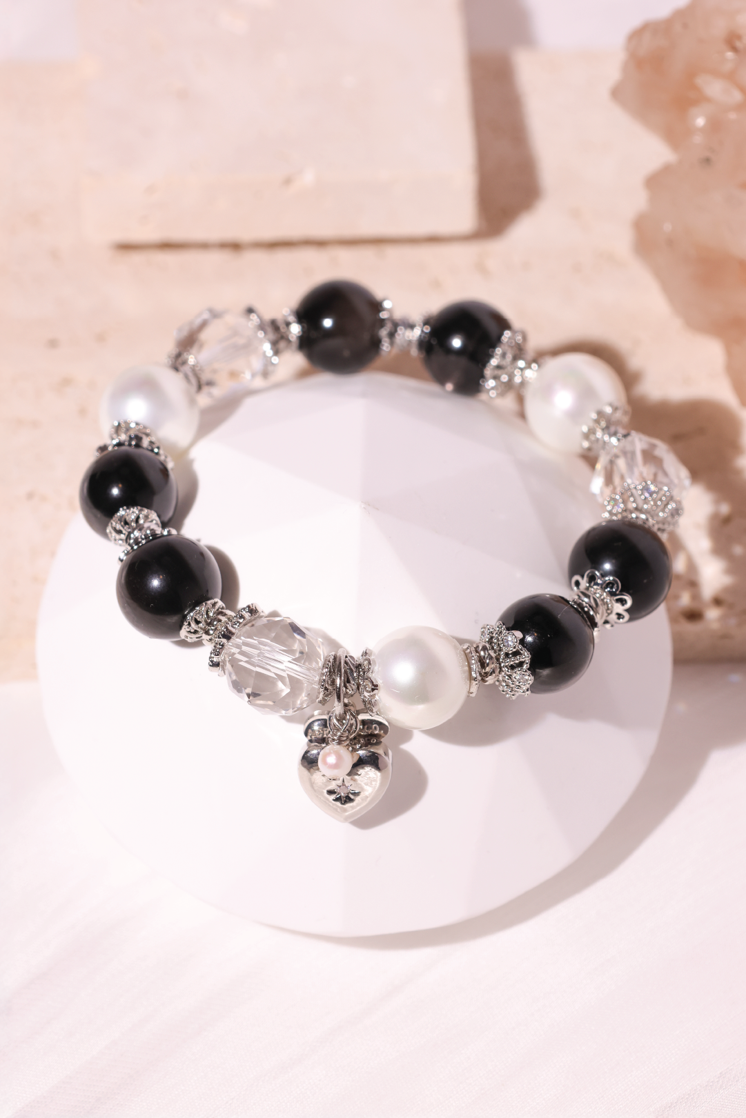 PS. Chic 2.0 Noir Bracelet for Women - Elegant Adjustable Leather Wristband for Casual Wear, Office & Special Occasions
