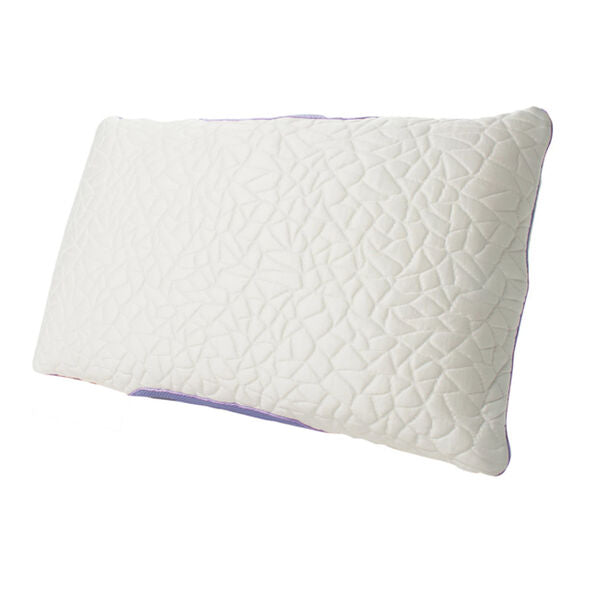 Protect A Bed Snow Cluster Foam Pillow - Hypoallergenic Cooling Memory Foam Pillow for Side & Back Sleepers | THERM A SLEEP Collection | Perfect for Hot Sleepers & Allergy Relief