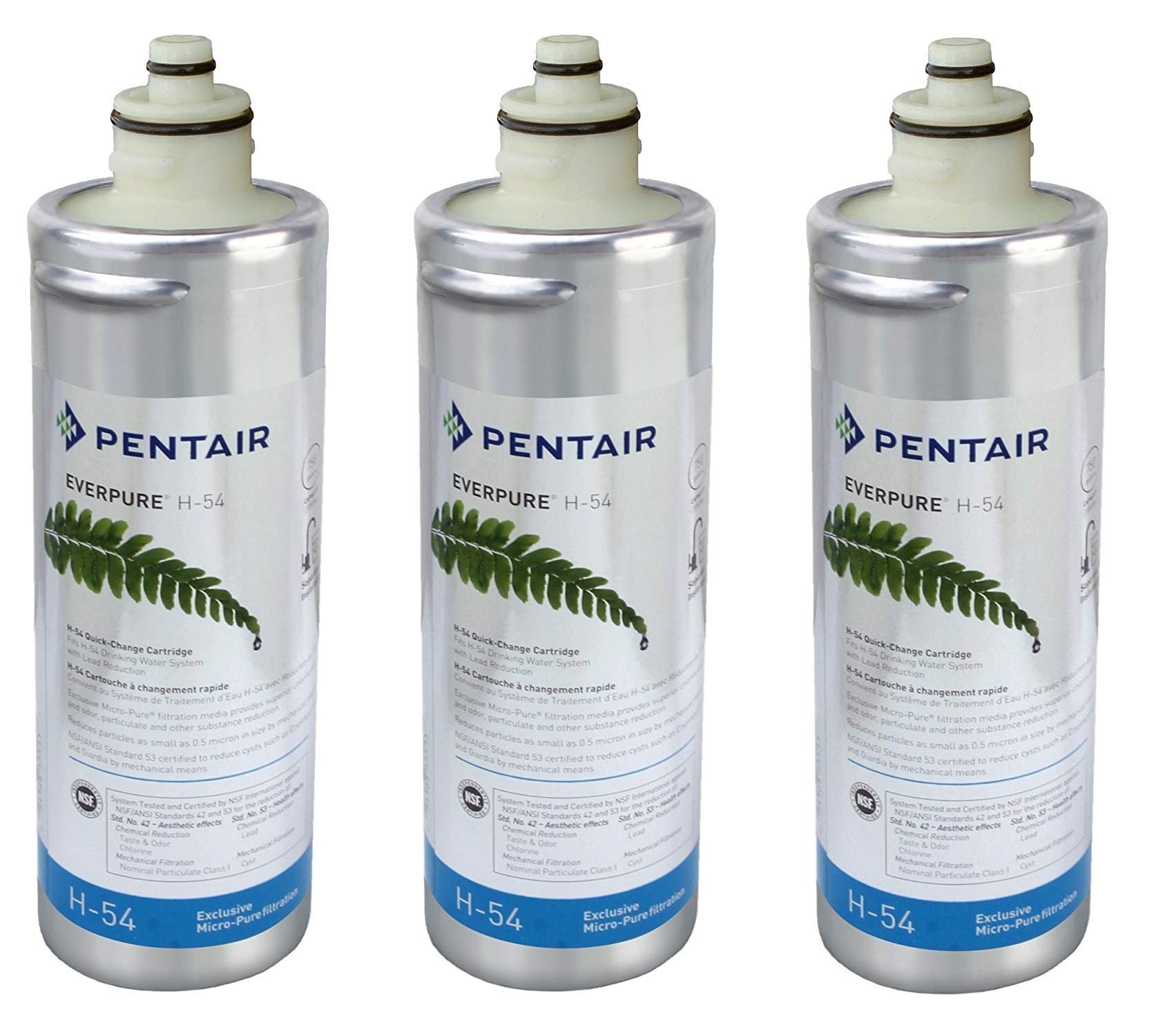 Everpure H-54 Water Filter Replacement Cartridge (EV9252-68) - 3 Pack | NSF Certified for Clean Drinking Water | Fits Everpure Systems | Perfect for Home, Office & Commercial Use