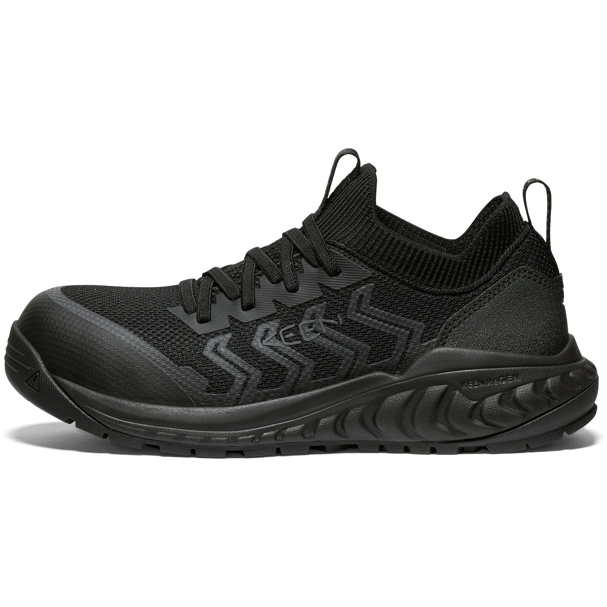 KEEN ARVADA SHIFT Work Sneakers for Women - Carbon Fiber Toe Safety Shoes - Medium & Wide Width - Comfortable Non-Slip Work Shoes for Construction, Warehouse & Outdoor Jobs
