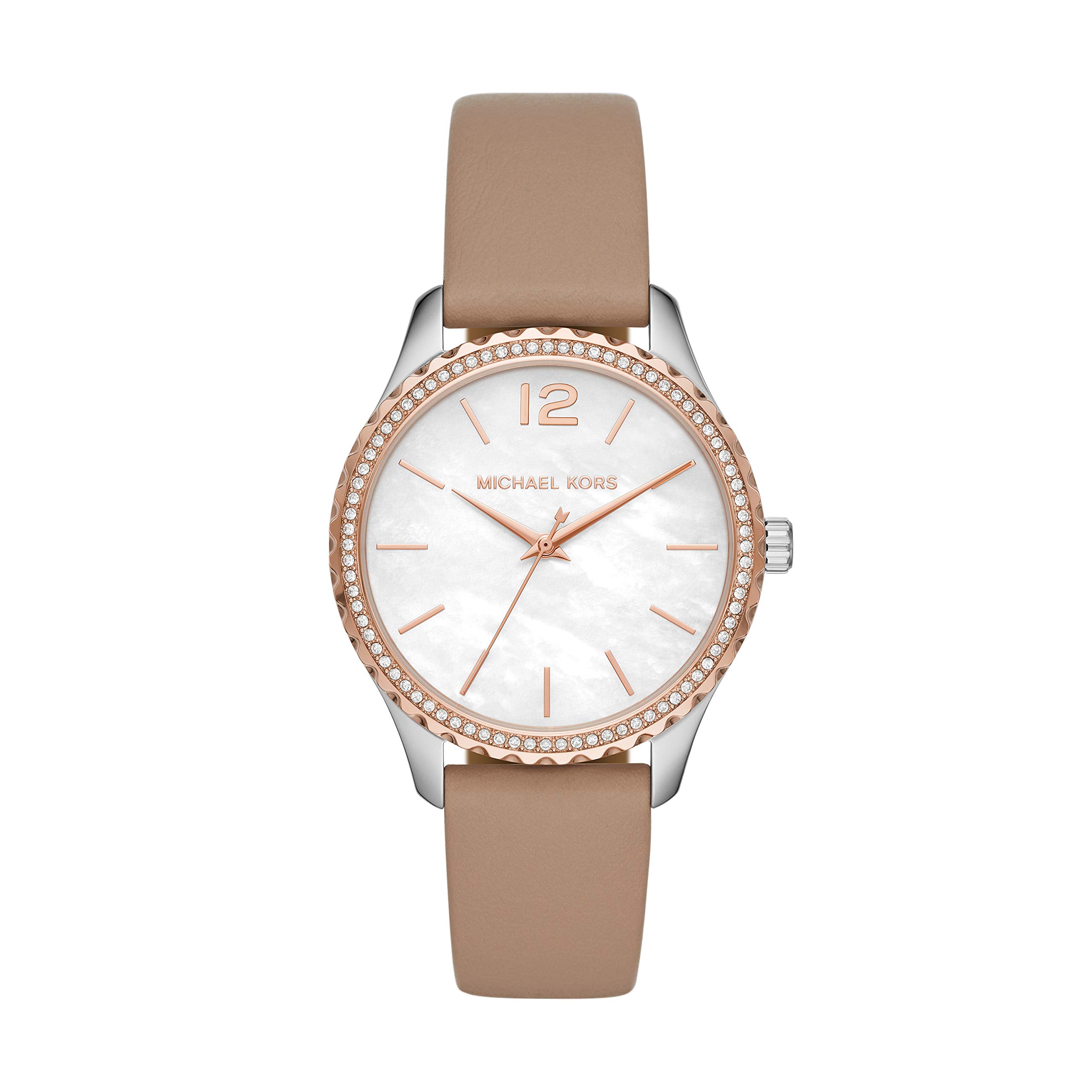 Michael Kors Layton Chronograph Stainless Steel Watch for Men - Water Resistant Luxury Timepiece with Date Window | Perfect for Business, Casual Wear & Special Occasions