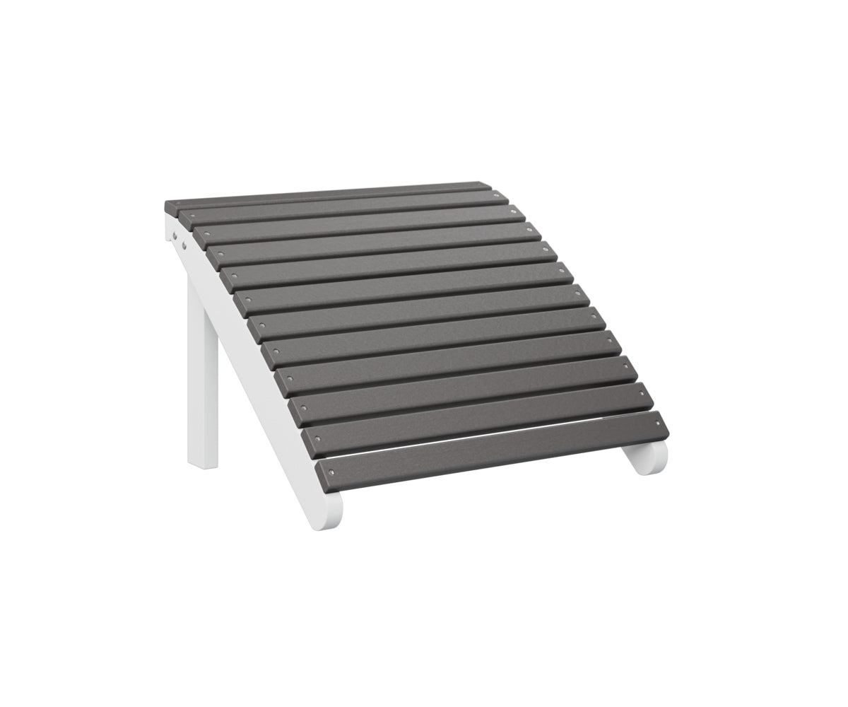 Berlin Gardens Adirondack Footstool - Outdoor Patio Furniture, Durable Weather-Resistant Wooden Ottoman for Deck, Garden & Poolside Relaxation