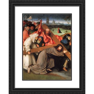 The Journey of Faith: A Story Inspired by Bosch's Hieronymus Christ Carrying the Cross