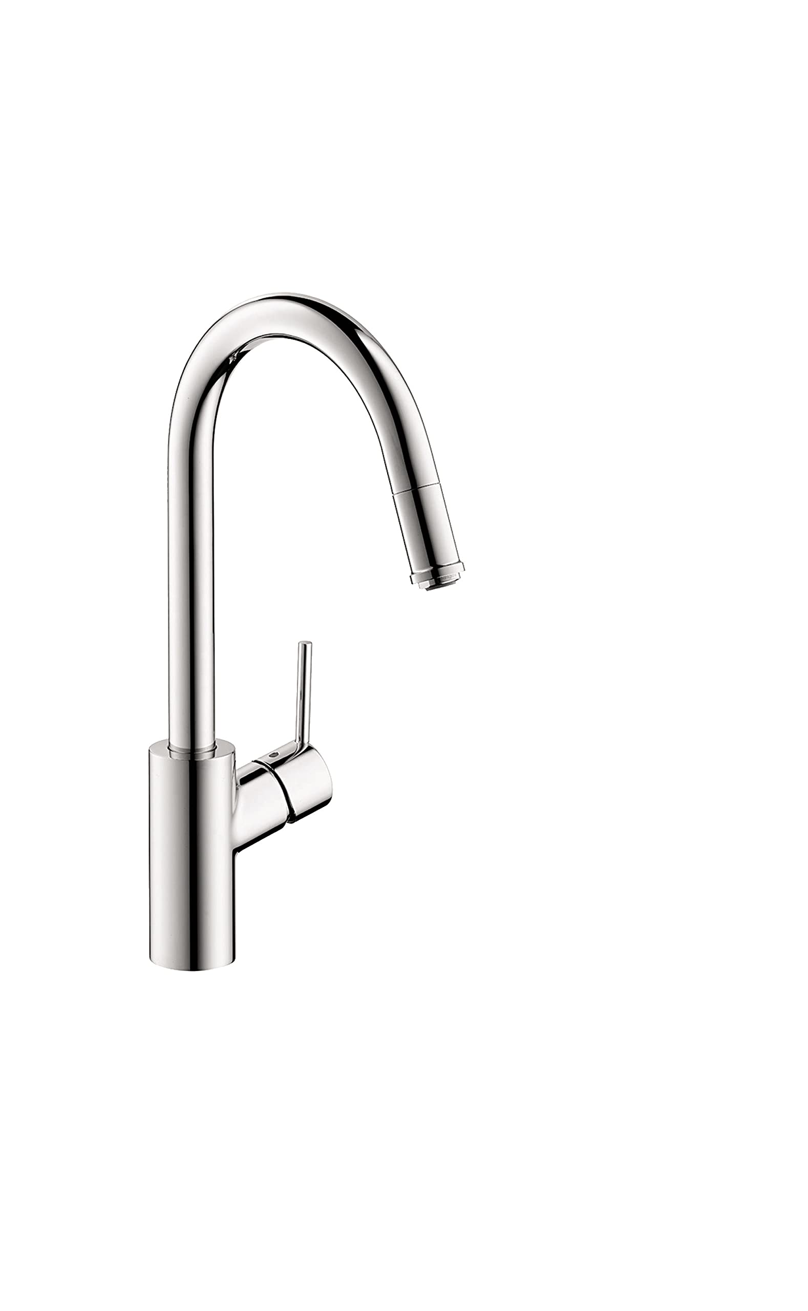 hansgrohe Talis S² Chrome High Arc Pull Down Sprayer Kitchen Faucet with Magnetic Docking, Ideal for Modern Kitchen Sinks, Durable and Stylish Chrome Finish 14872001