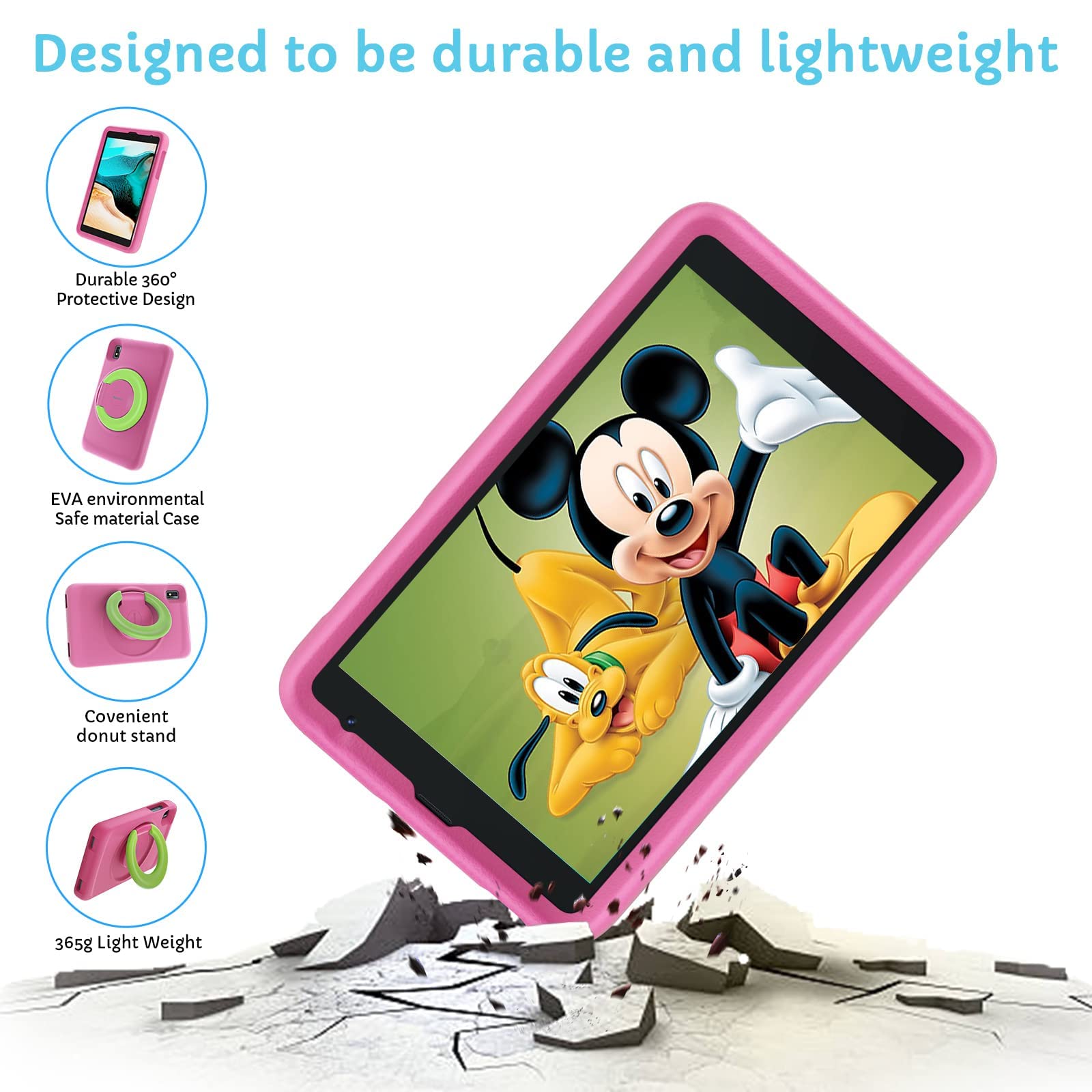 Blackview Tab 6 8-inch Android Tablet with 4GB RAM 128GB Storage - Gold | Perfect for Online Learning, Streaming & Portable Work