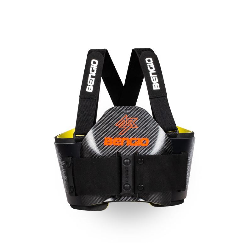 Bengio CARBON AB7 Rib Protector - Lightweight Carbon Fiber Chest Guard for Motorcycle, MX & MTB Riding - Impact Protection for Sports & Outdoor Activities