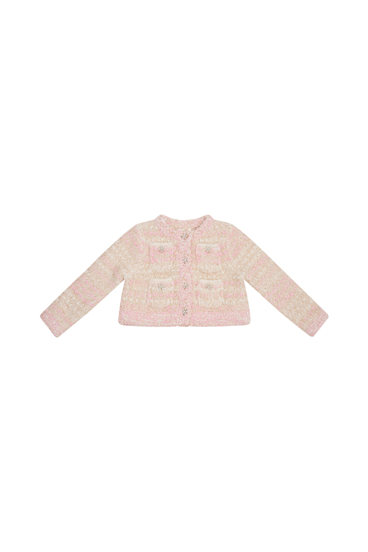 Girls Loki Knit Cardigan Sweater - Cozy Winter Pullover for Kids - Perfect for School, Playdates & Holiday Outfits