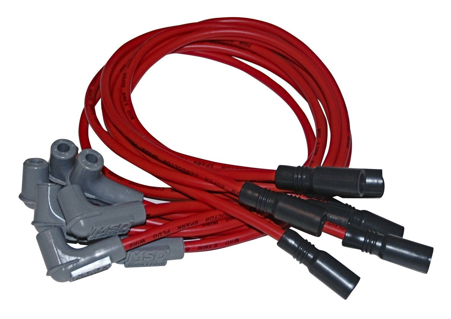 MSD Ignition 32179 8.5mm High-Performance Spark Plug Wire Set for 1992-1996 Vehicles - Compatible with GM, Ford & Chrysler - Improves Engine Performance & Fuel Efficiency - Ideal for Racing, Off-Road & Daily Driving