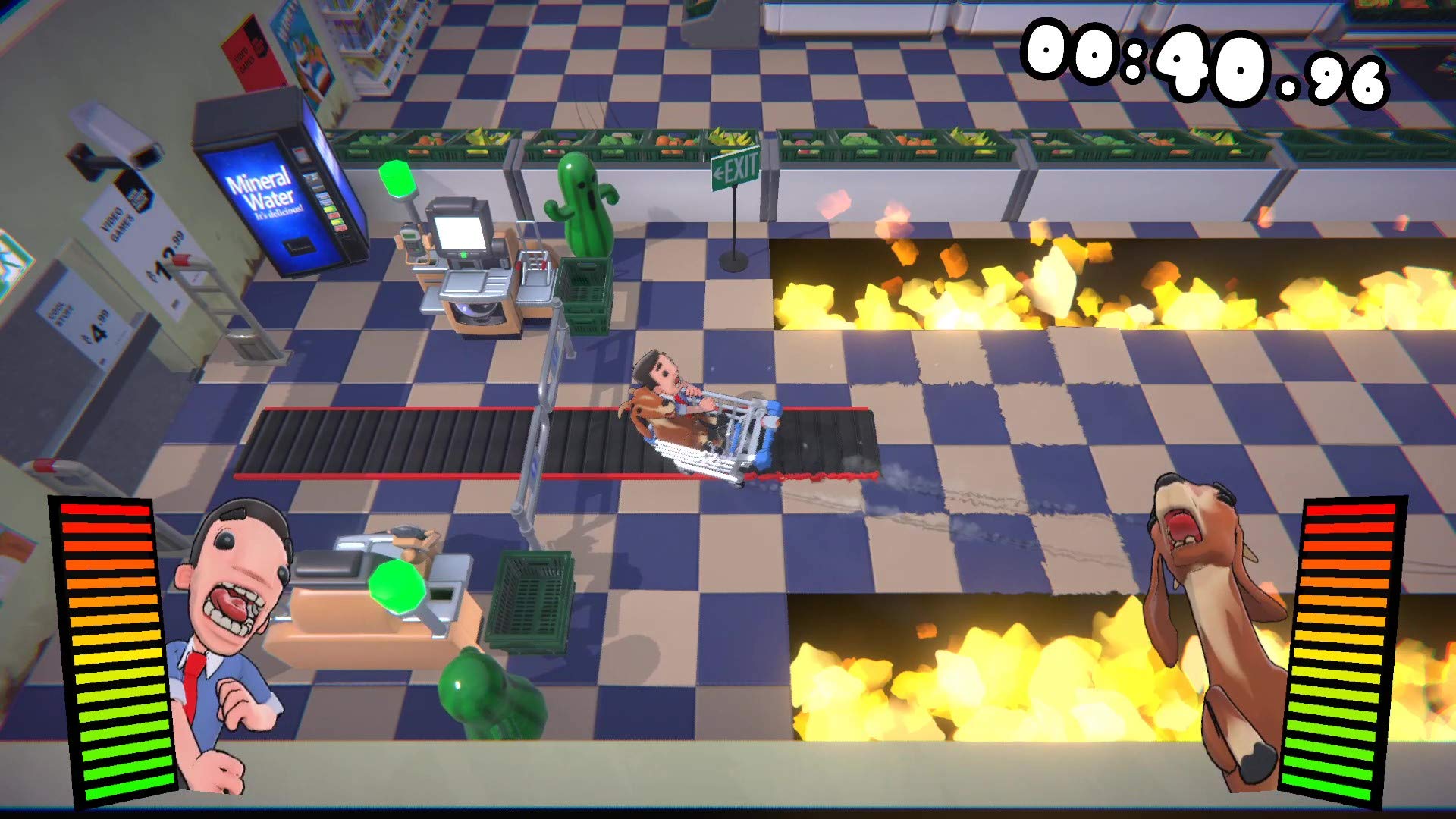 Supermarket Shriek - Fun Party Game for Nintendo Switch - Hilarious Multiplayer Chaos for Family & Friends Game Nights