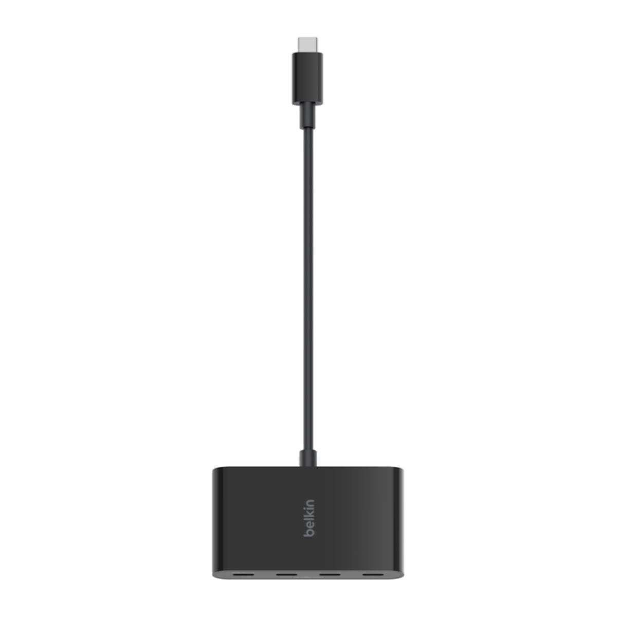 Belkin USB C Hub 4-Port USB C Adapter - High-Speed Data Transfer & Charging for MacBook, iPad Pro, Chromebook, and More (Perfect for Home Office, Travel, and Multi-Device Setup)