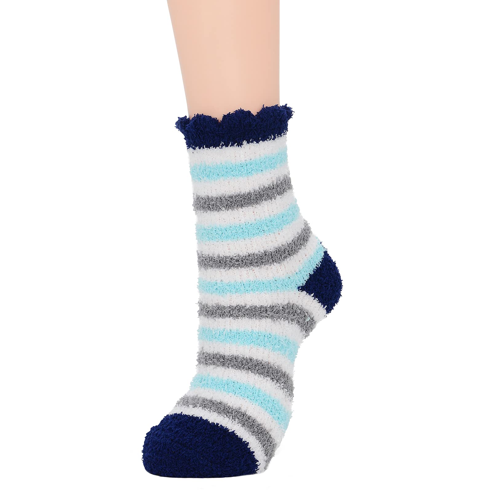 Women's Fuzzy Winter Socks - Ultra Soft Warm Fluffy Socks for Women | Cozy Athletic Outdoor Sports Socks | Perfect for Lounge, Yoga, Running & Cold Weather