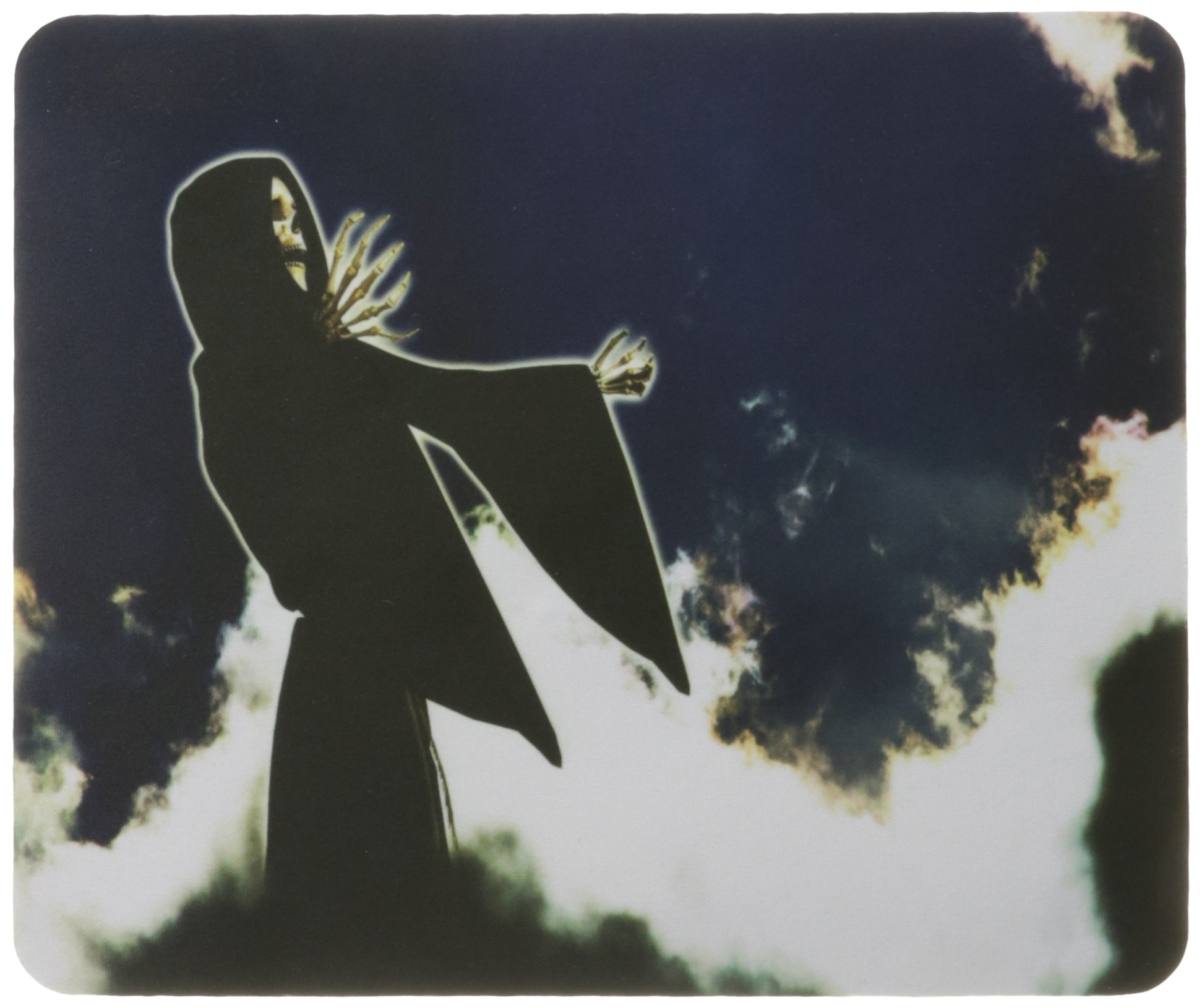 Grim Reaper Black Sky Design Lightning Series Gaming Mouse Pad (MPSQ-RK-1126) - Large Non-Slip Rubber Base for PC, Laptop & Esports Gaming