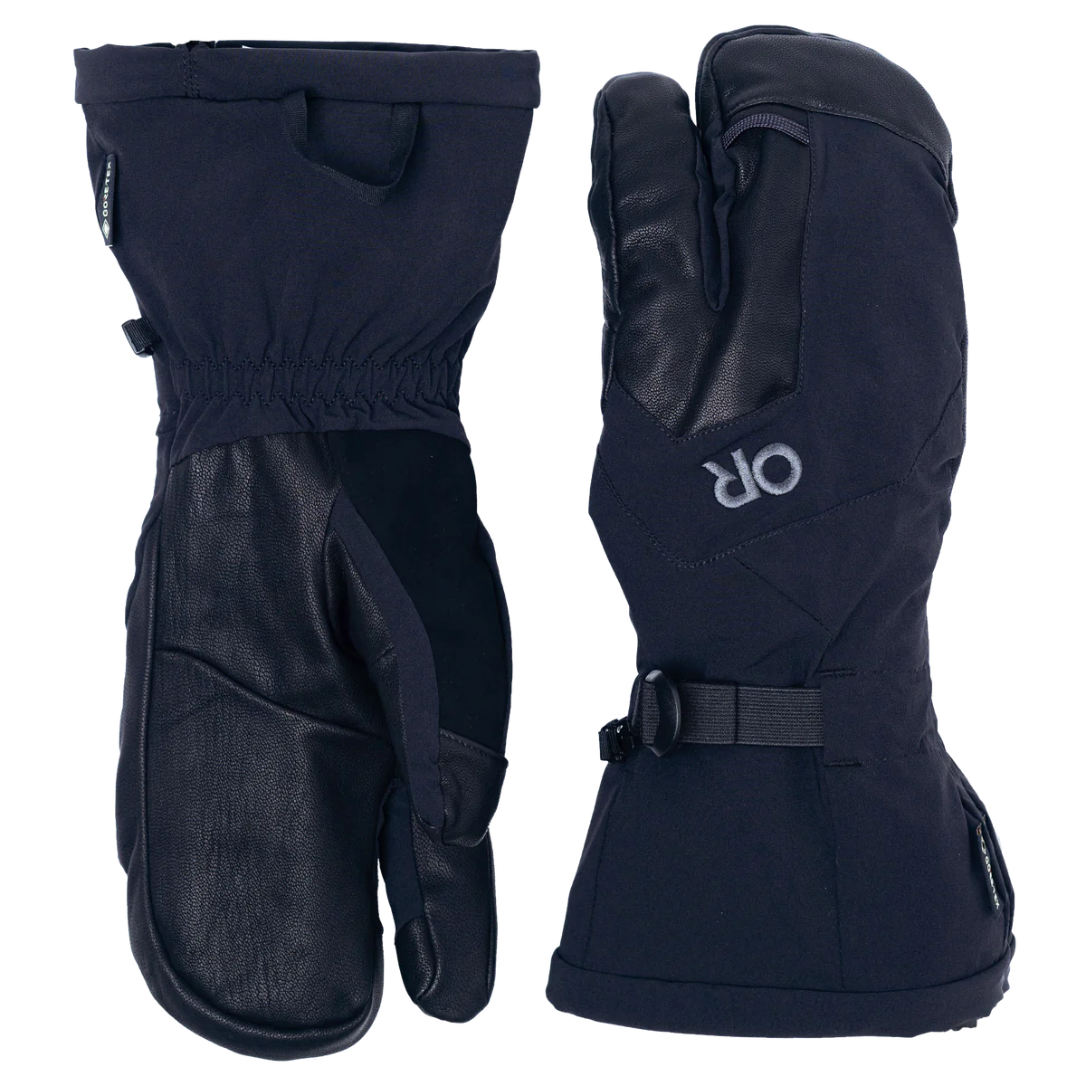 Arete Modular GORE-TEX 3 Finger Gloves for Outdoor Sports - Waterproof & Breathable Hunting, Skiing, and Motorcycle Riding Gloves (Model 322153)