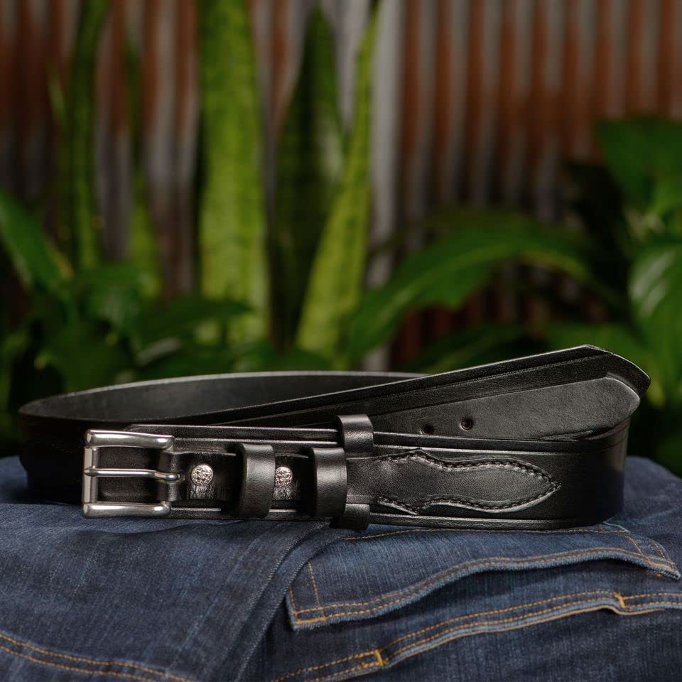Premium Bullhide Leather Belt for Men - 1.75