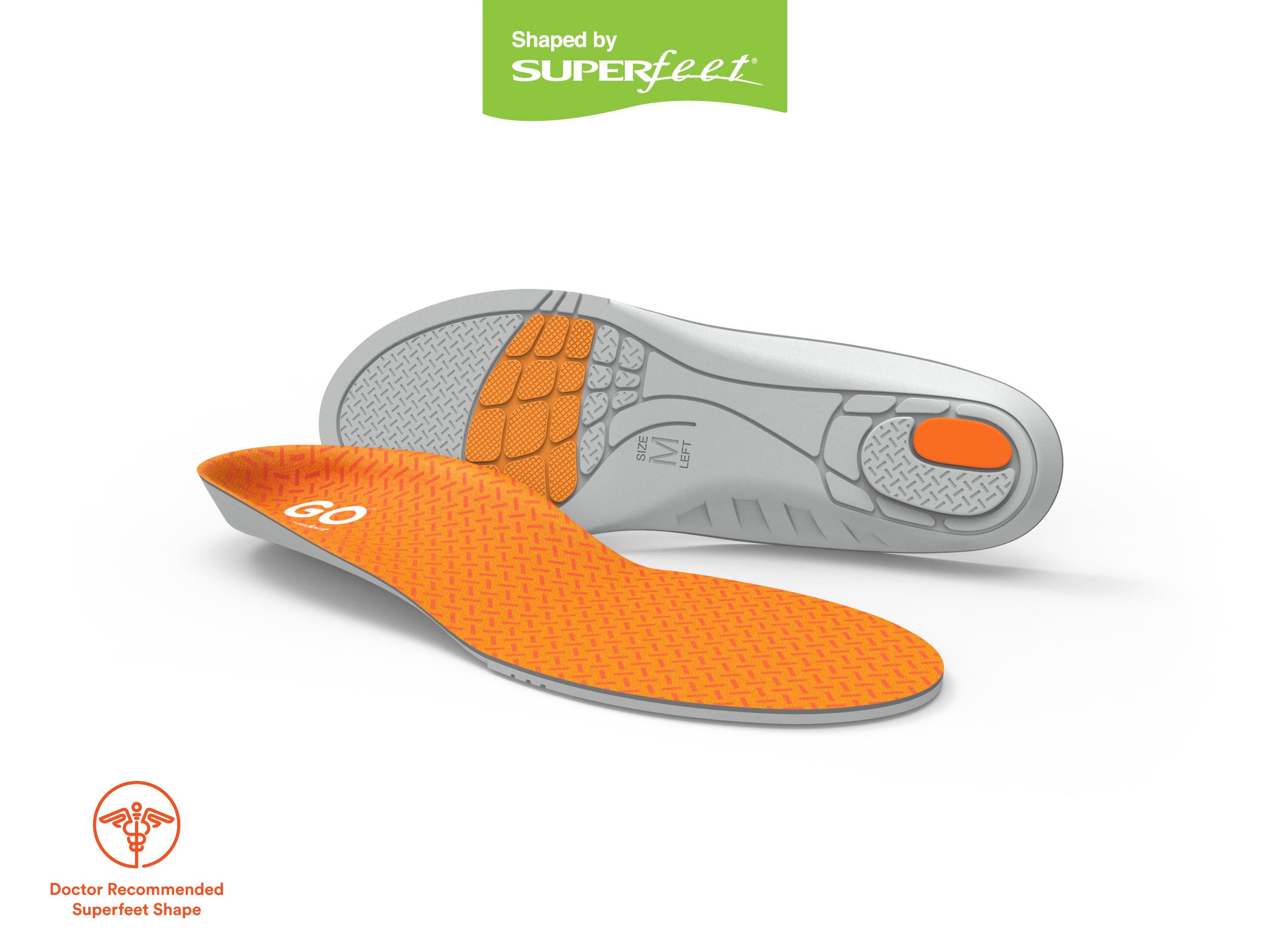 GO Comfort Work Insoles for Adults - Arch Support & Cushioning for Standing All Day - Perfect for Nurses, Teachers & Retail Workers