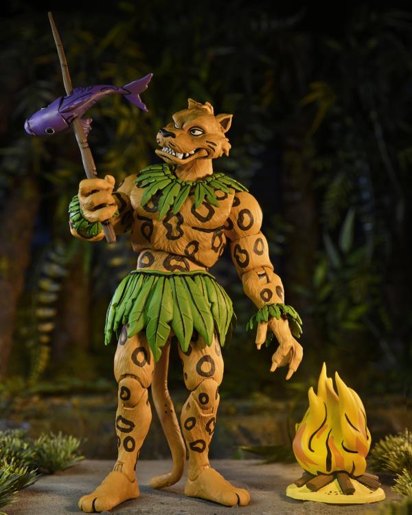 NECA Teenage Mutant Ninja Turtles Adventures Jagwar Action Figure - Collectible TMNT Toy for Fans & Display - Perfect for Play, Gifts, and Comic Book Collections