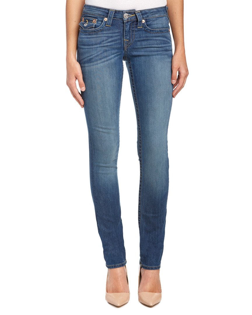 True Religion Women's Slim Straight Jeans - Premium Denim Pants for Casual Wear, Work & Night Out | High-Quality Stretch Fabric, Comfort Fit